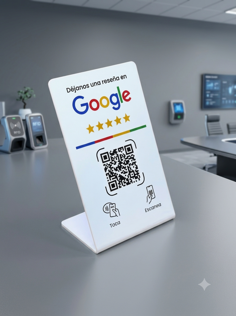 Tarjeta NFC de reseñas